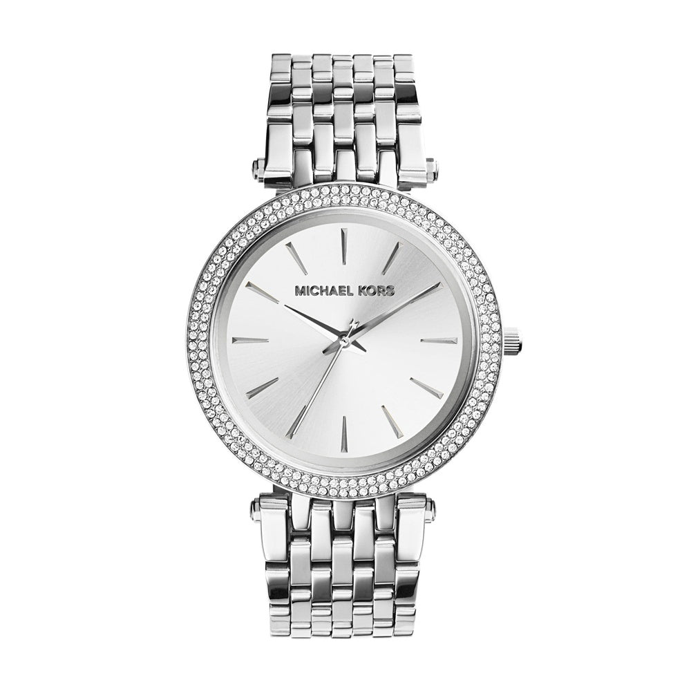  MICHAEL KORS DARCI SILVER-TONE WATCH