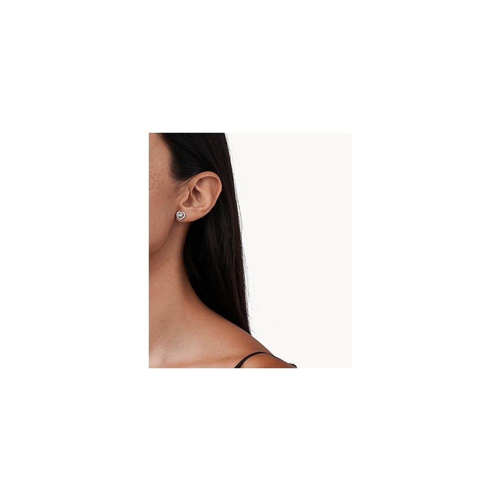 MICHAEL KORS MK LOGO EARRINGS