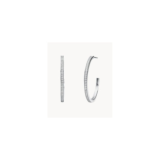 MICHAEL KORS PAVE THIN HOOPS