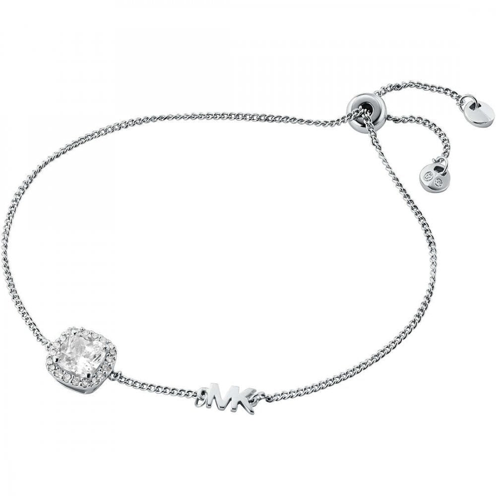 MICHAEL KORS SQUARE HALO SLIDER BRACELET