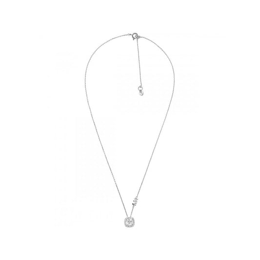 MICHAEL KORS STERLING SILVER HALO NECKLACE