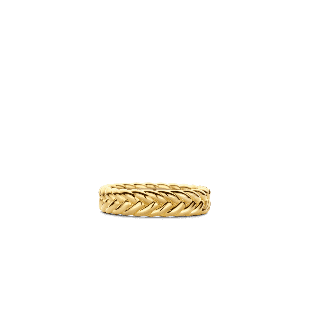 MILANO GOLD ON SILVER BRAIDED BAND