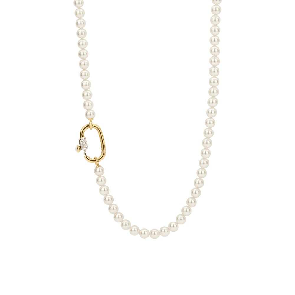 MILANO LONG PEARL NECKLACE WHICH CAN BE WORN AS DOUBLE NECKLACE
