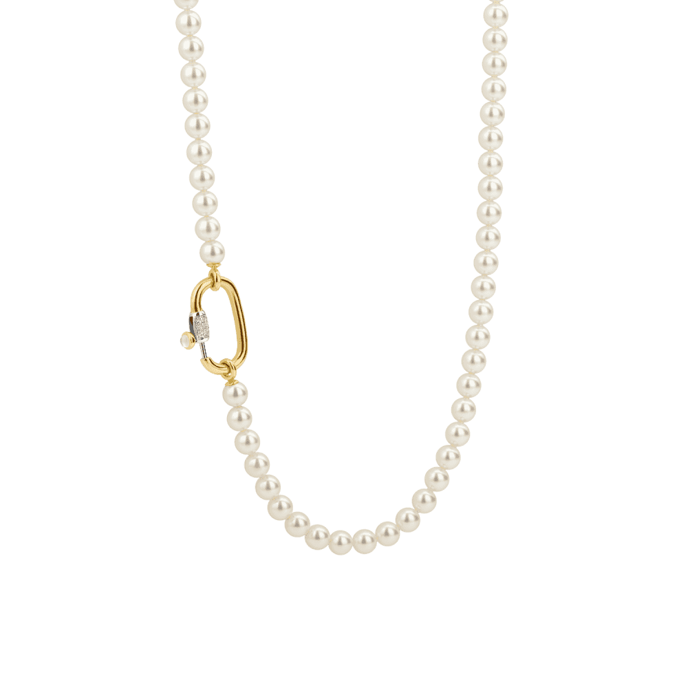 MILANO LONG PEARL NECKLACE WHICH CAN BE WORN AS DOUBLE NECKLACE