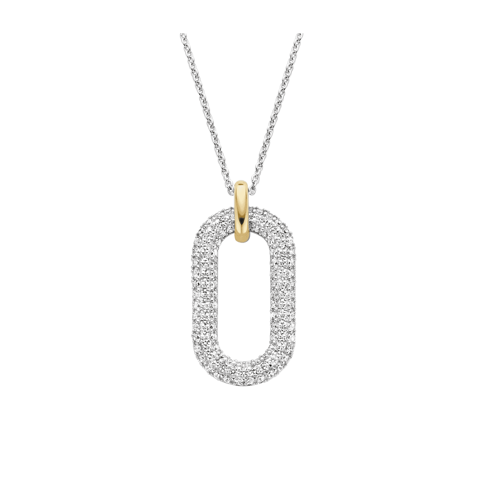 MILANO OPEN PAVE ZIRCONIA PENDANT