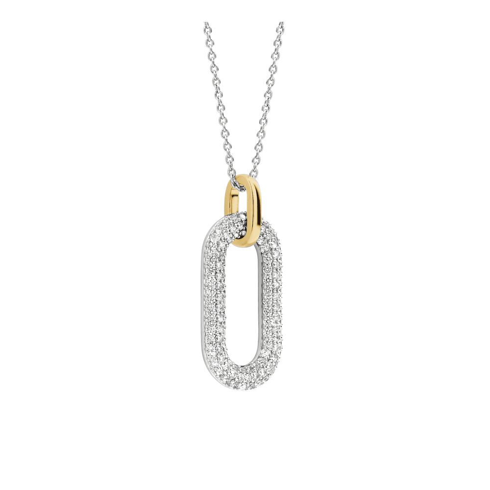 MILANO OPEN PAVE ZIRCONIA PENDANT