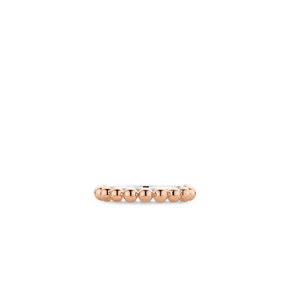 MILANO ROSE GOLD STERLING SILVER BUBBLE RING