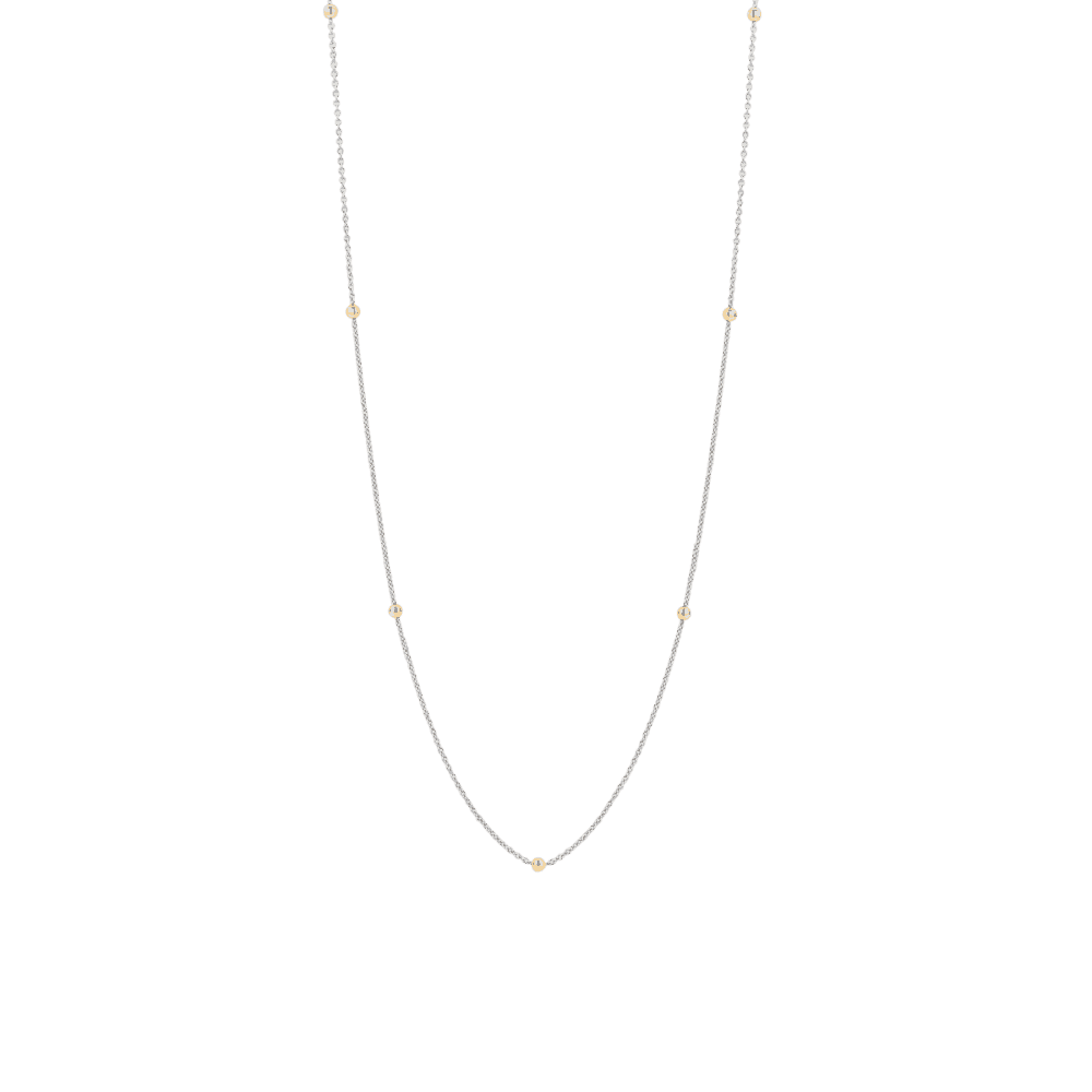 MILANO STERLING SILVER CHAIN WITH GOLD 