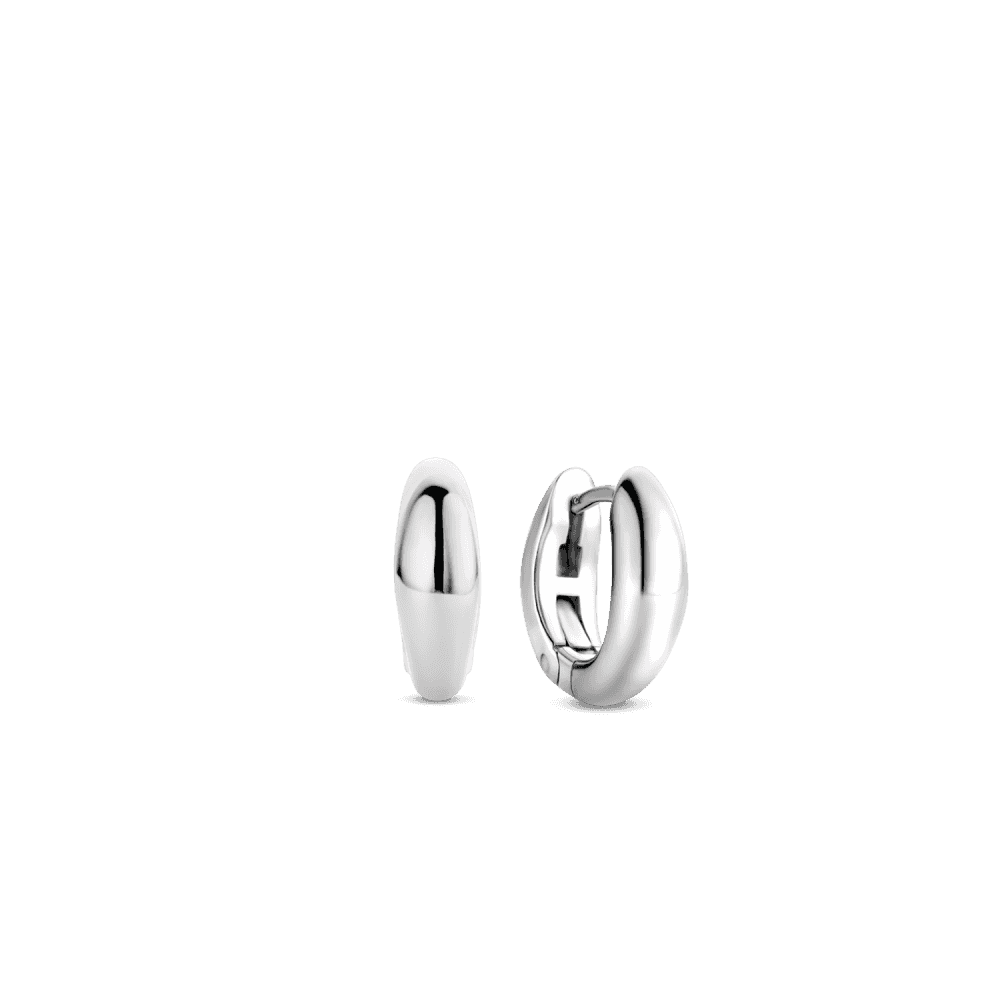 MILANO STERLING SILVER HUGGIE STYLE EARRINGS