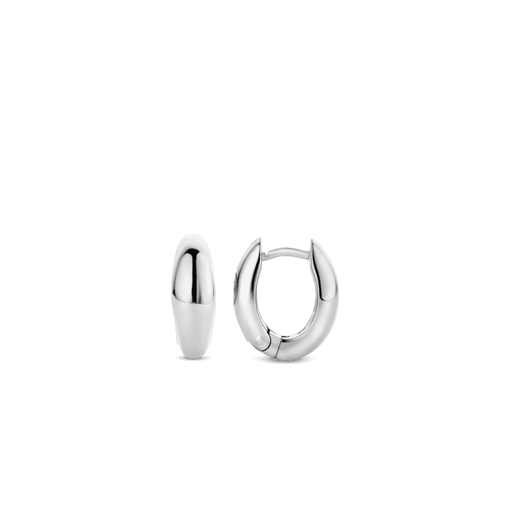 MILANO STERLING SILVER HUGGIE STYLE EARRINGS