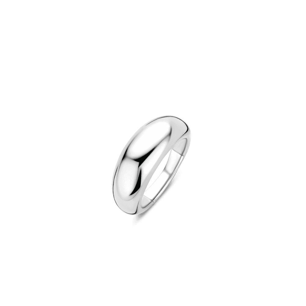 MILANO STERLING SILVER PLAIN SHINY RING