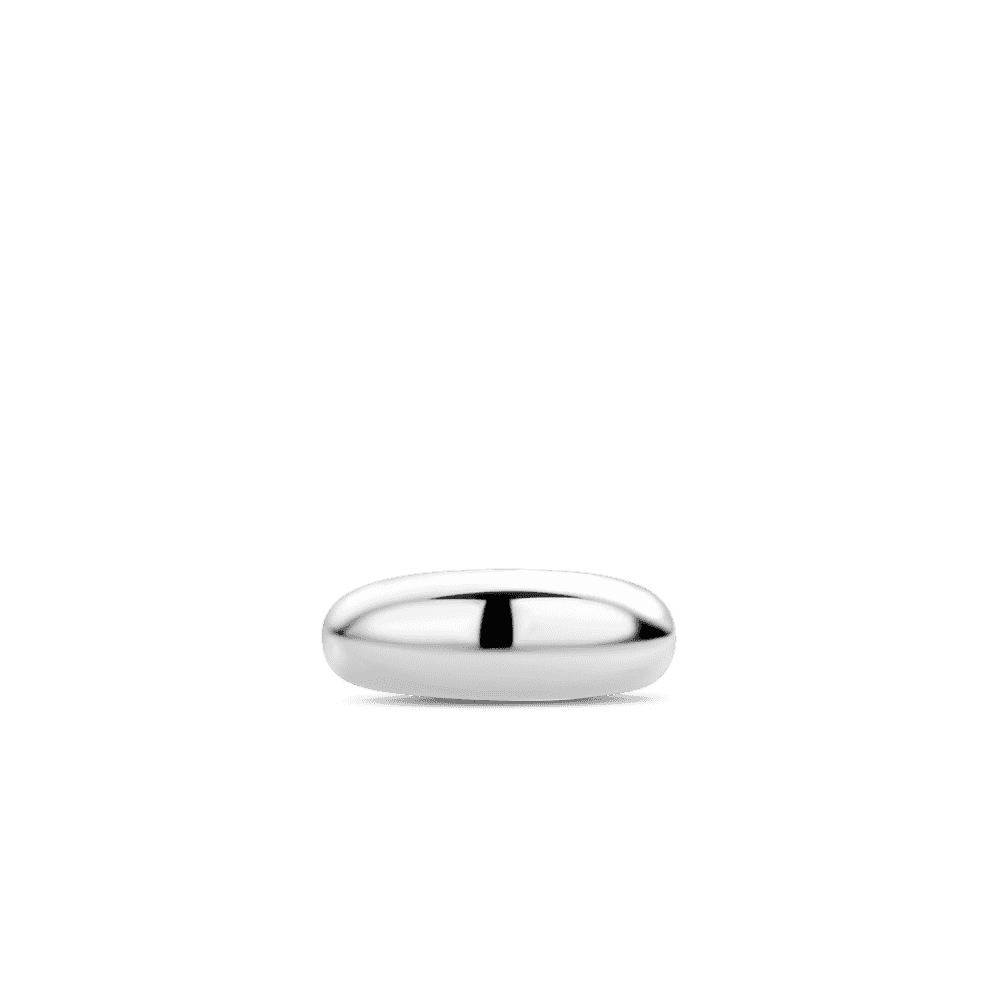 MILANO STERLING SILVER PLAIN SHINY RING