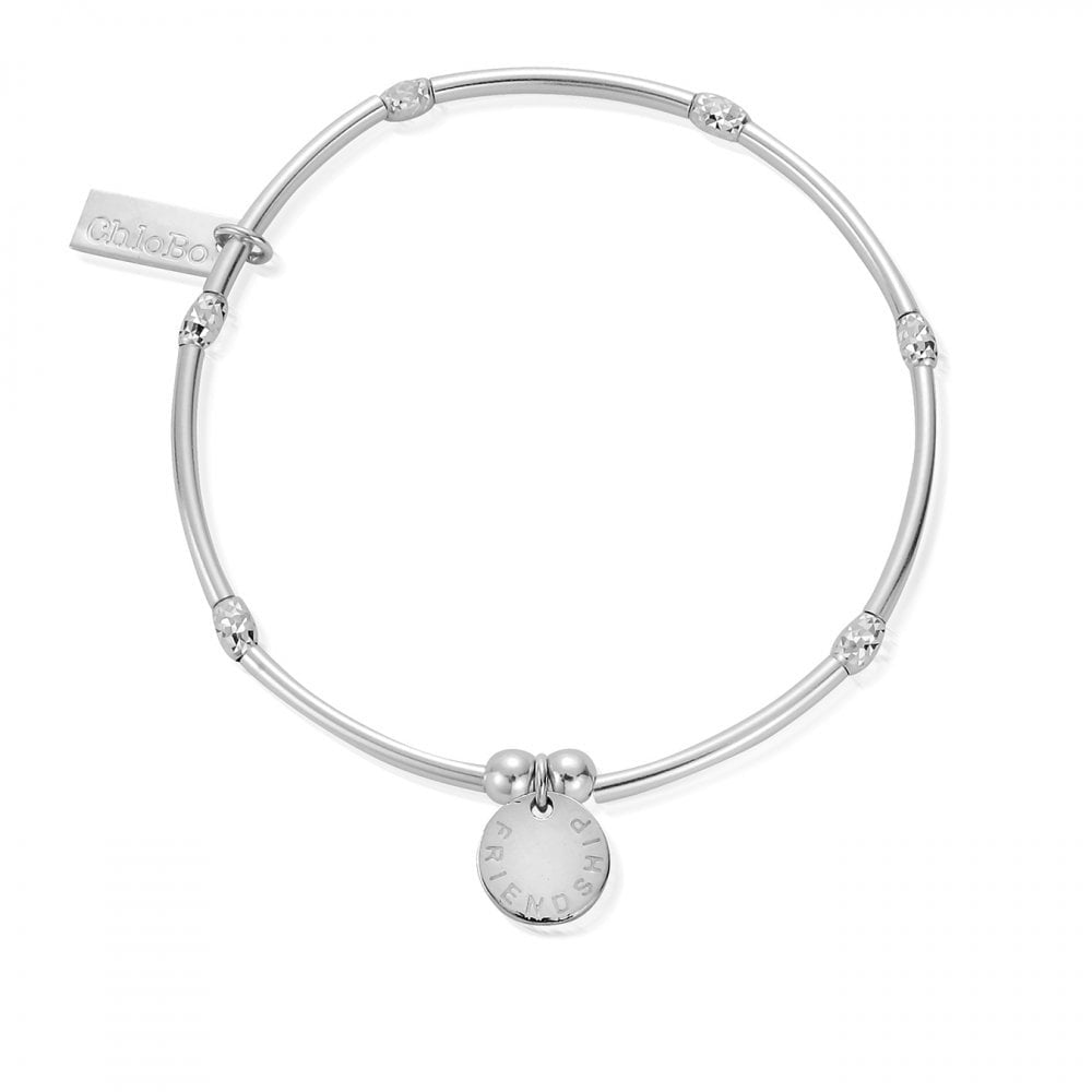 MINI NOODLE SPARKLE RICE FRIENDSHIP DISC BRACELET