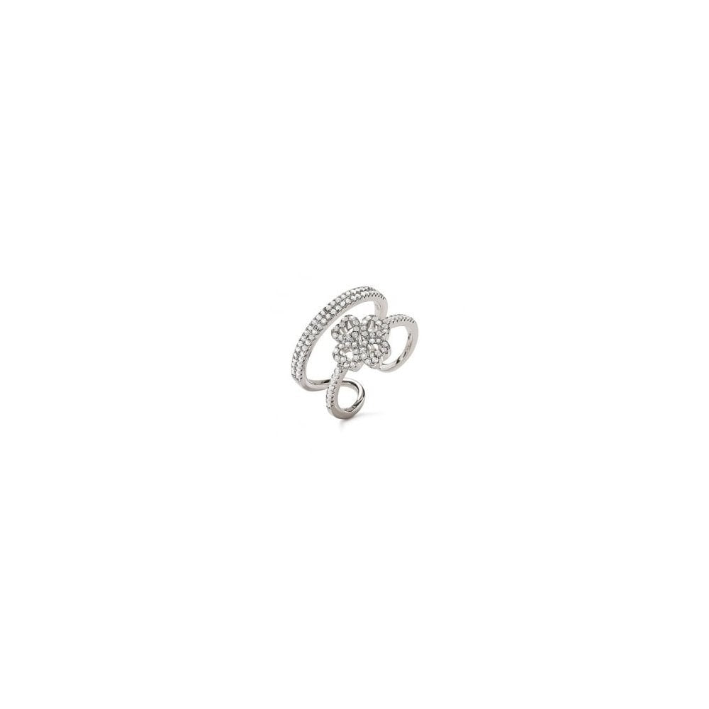 MISS HEART4HEART STERLING SILVER & CUBIC ZIRCONIA RING
