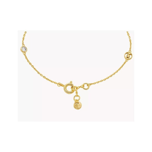 MK Gold on Silver Station Bracelet