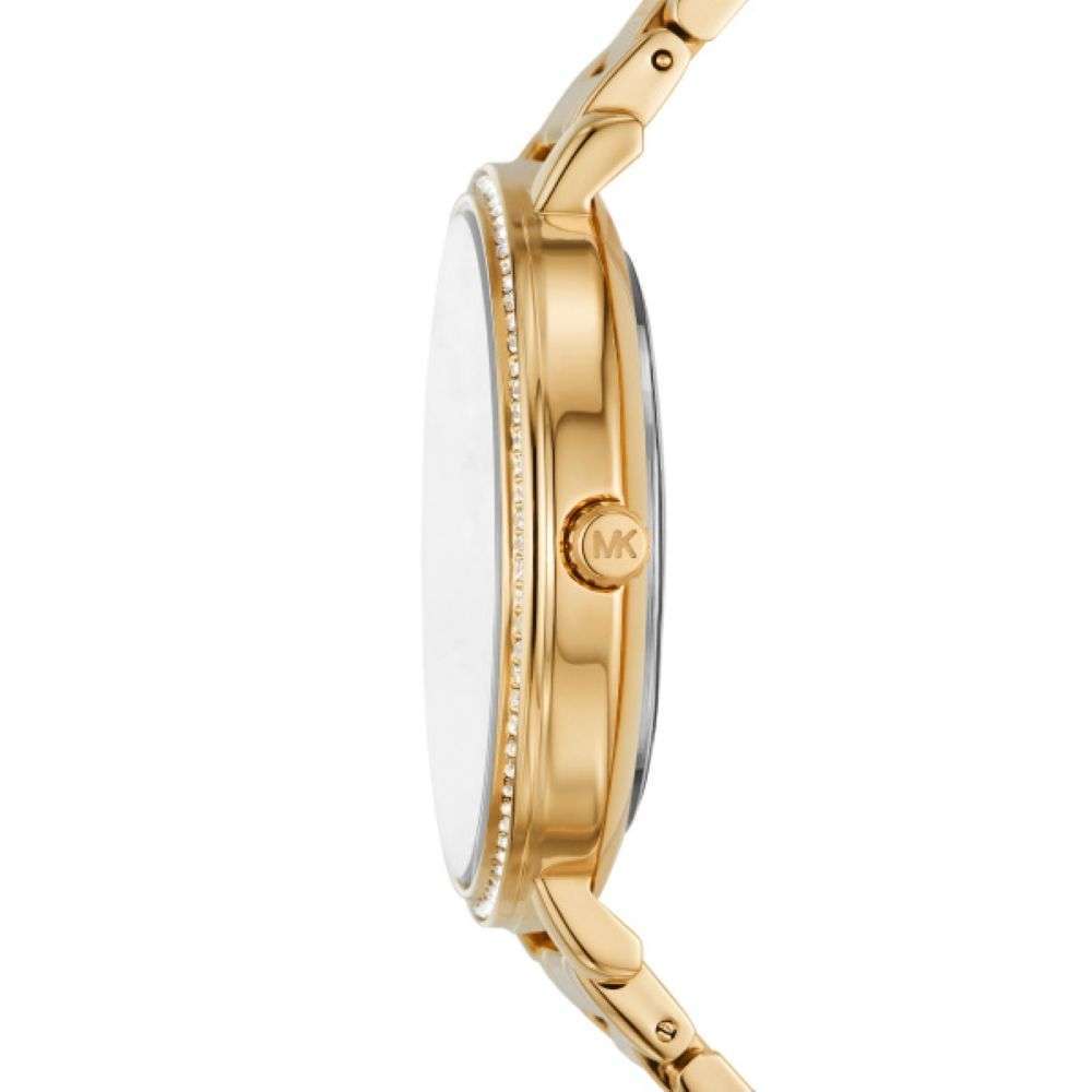 Michael Kors Pyper MK Dial Ladies Gold Stainless Steel Watch