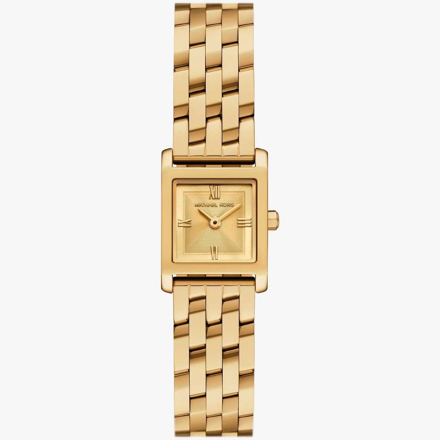 Michael Kors Micro Georgie Ladies Gold Stainless Steel Watch