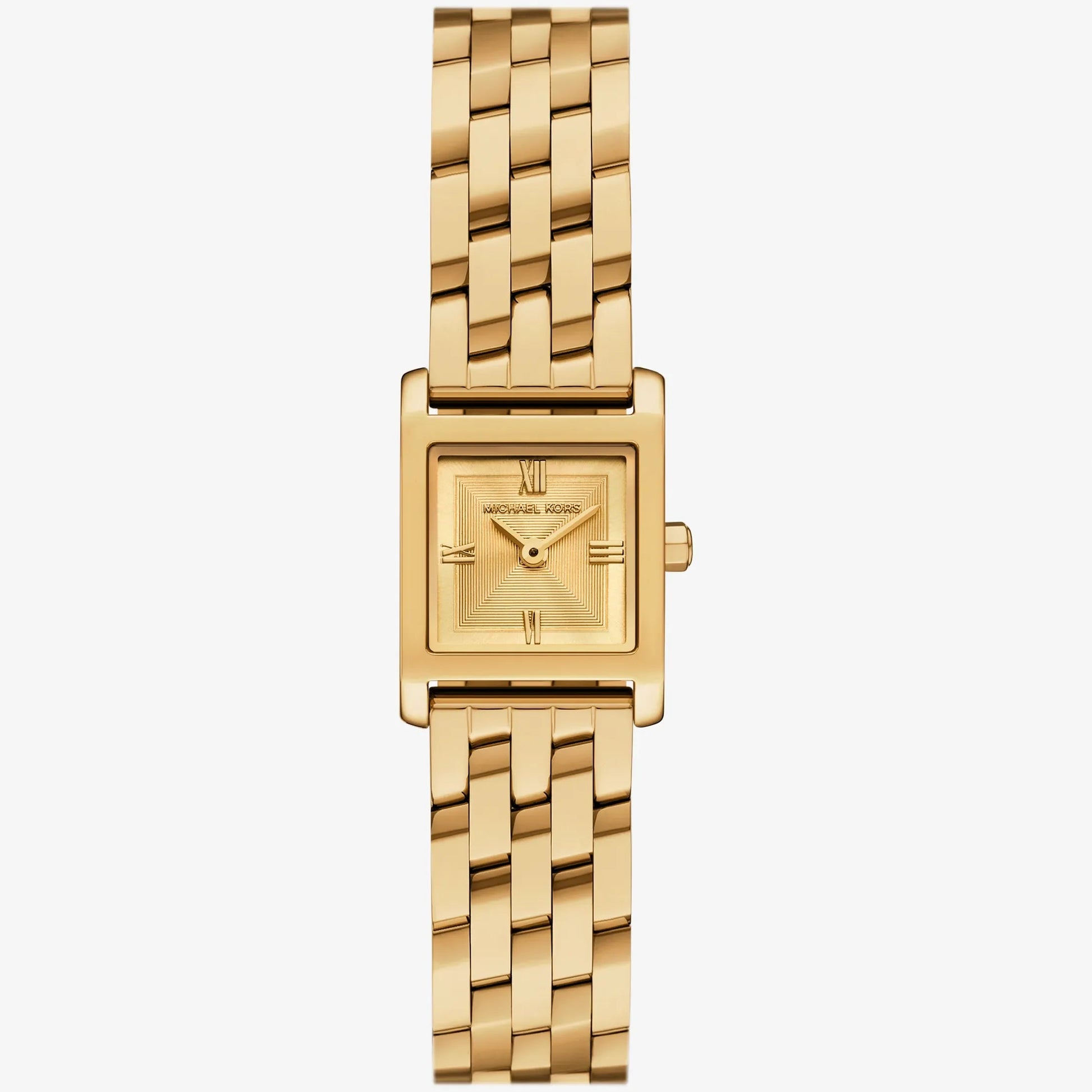 Michael Kors Micro Georgie Ladies Gold Stainless Steel Watch