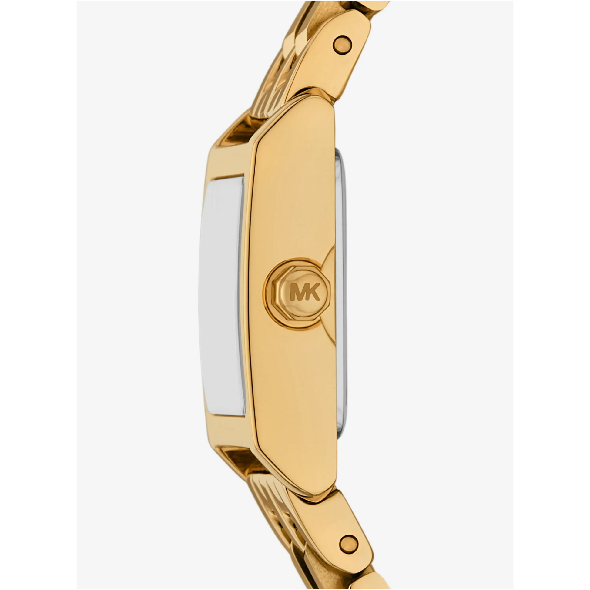Michael Kors Micro Georgie Ladies Gold Stainless Steel Watch