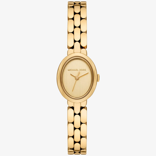Michael Kors Petite Maude Ladies Gold Stainless Steel Watch