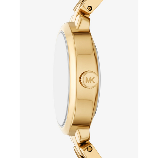 Michael Kors Petite Maude Ladies Gold Stainless Steel Watch