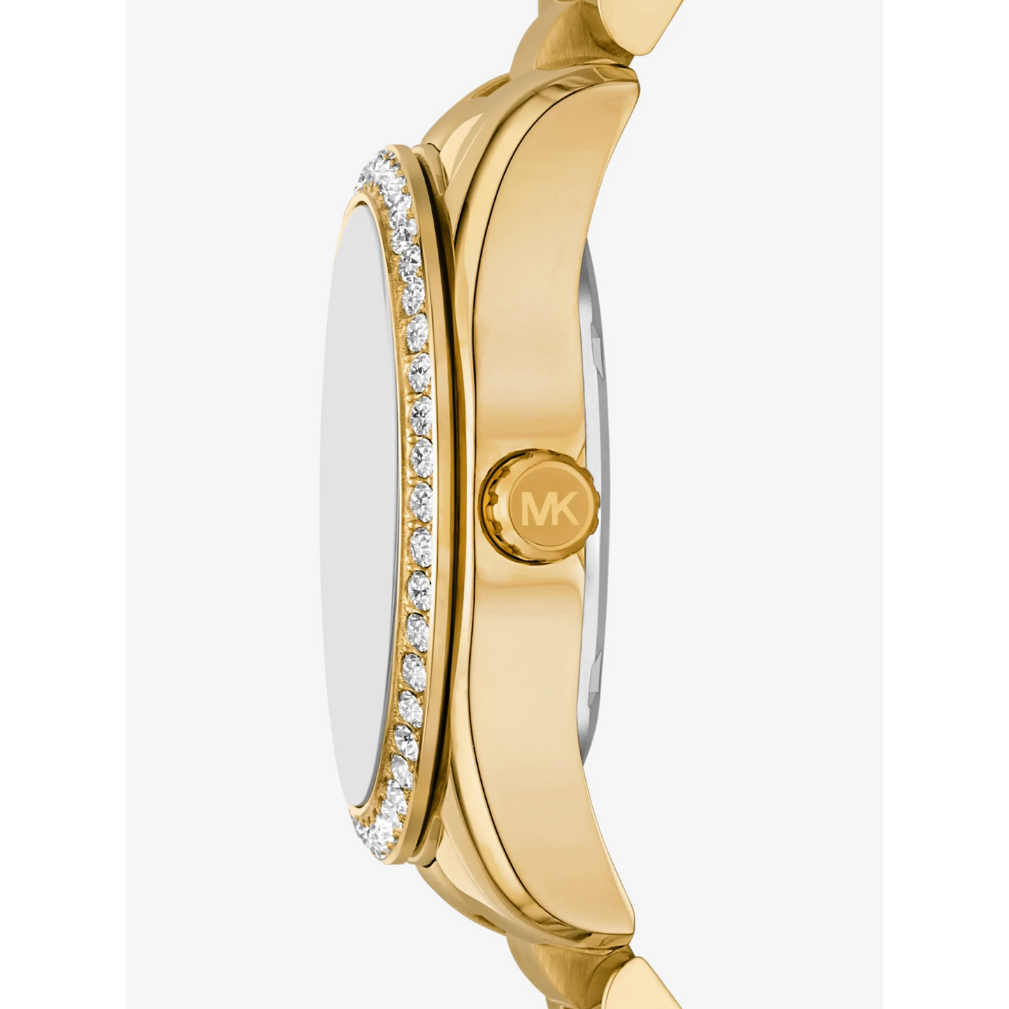 Michael Kors Mini Lexington Pavé Ladies Gold Stainless Steel Watch
