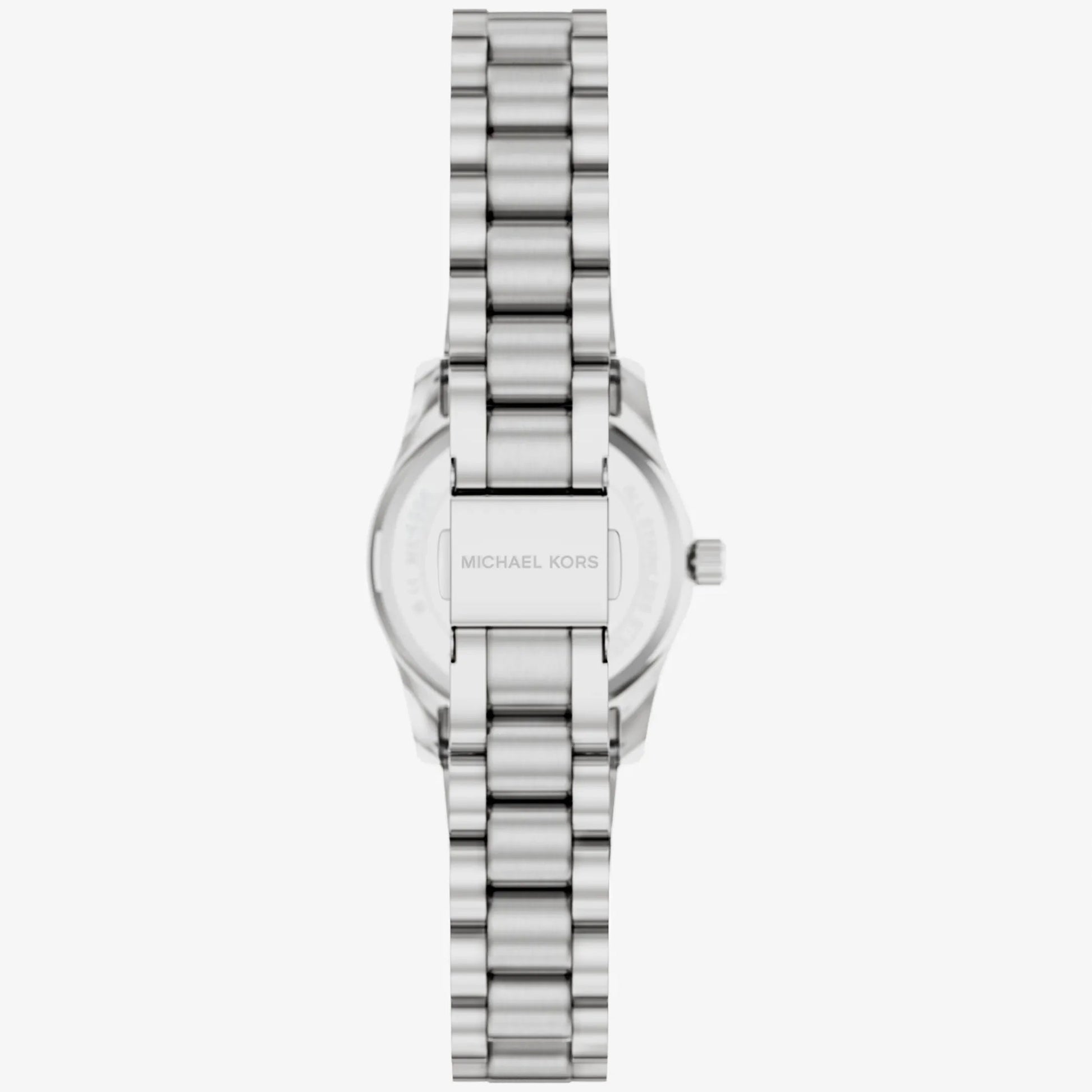 MK LEXINGTON PINK DIAL LADIES STAINLESS STEEL WATCH