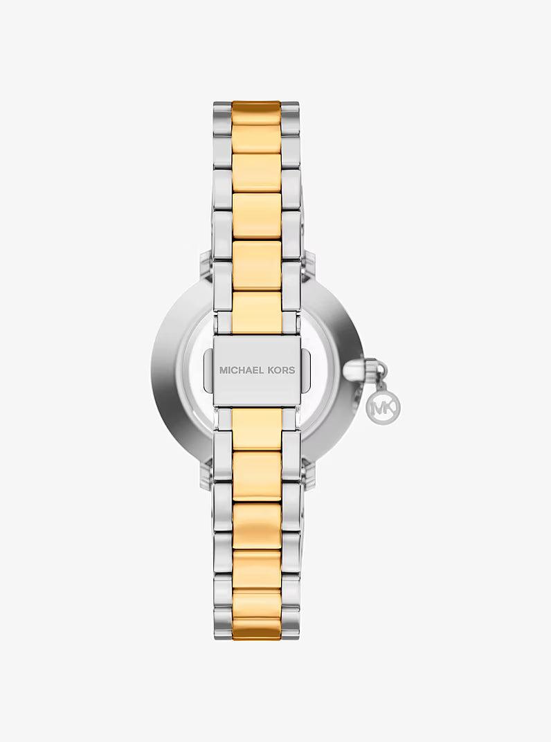MK PYPER LADIES TWO-TONED STAINLESS STEEL WATCH
