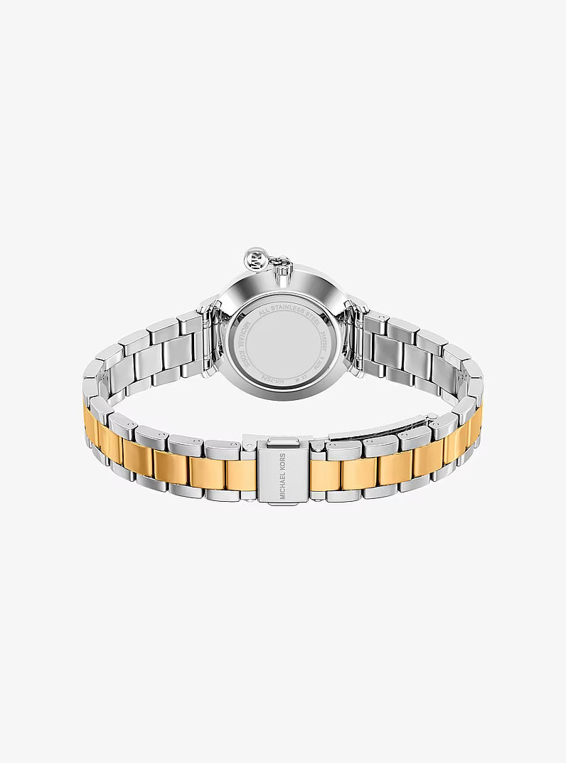 MK PYPER LADIES TWO-TONED STAINLESS STEEL WATCH