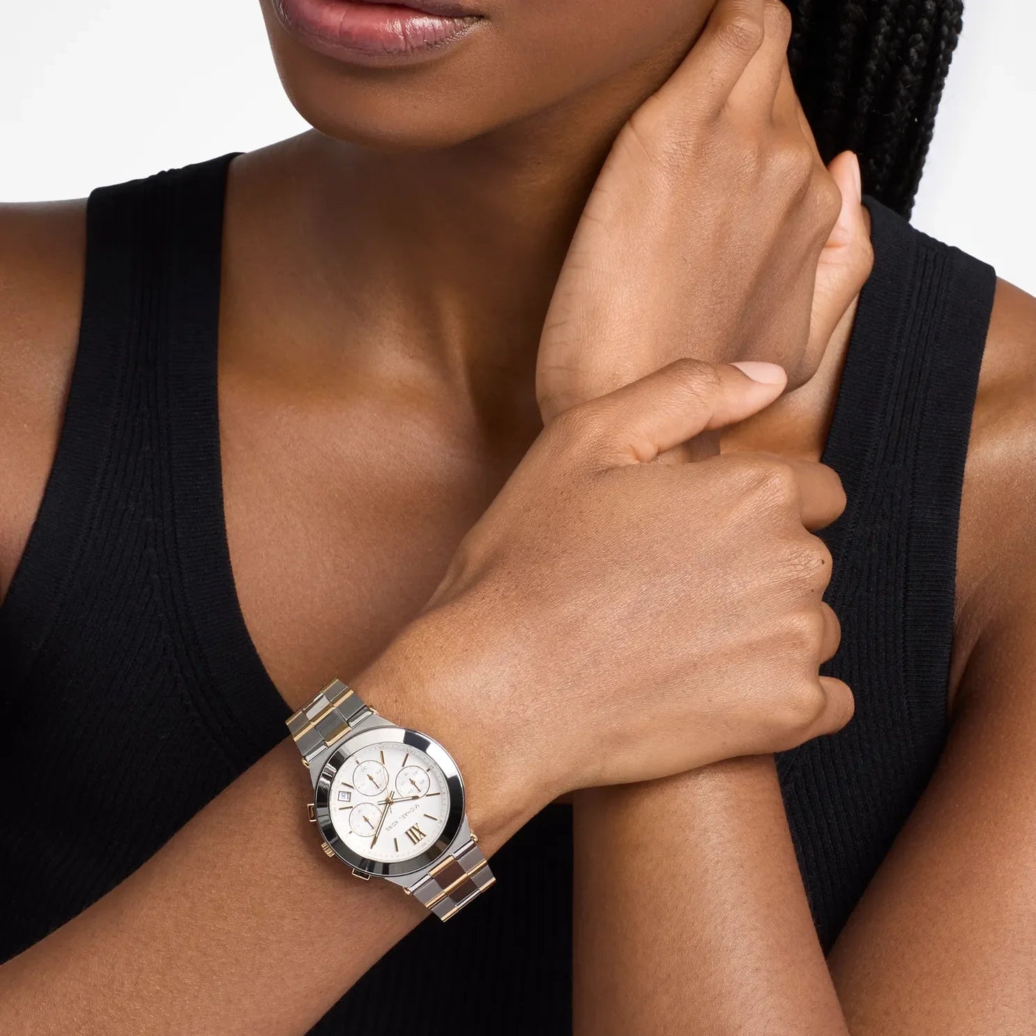 Michael Kors Billie Ladies Two-Tone Stainless Steel Watch