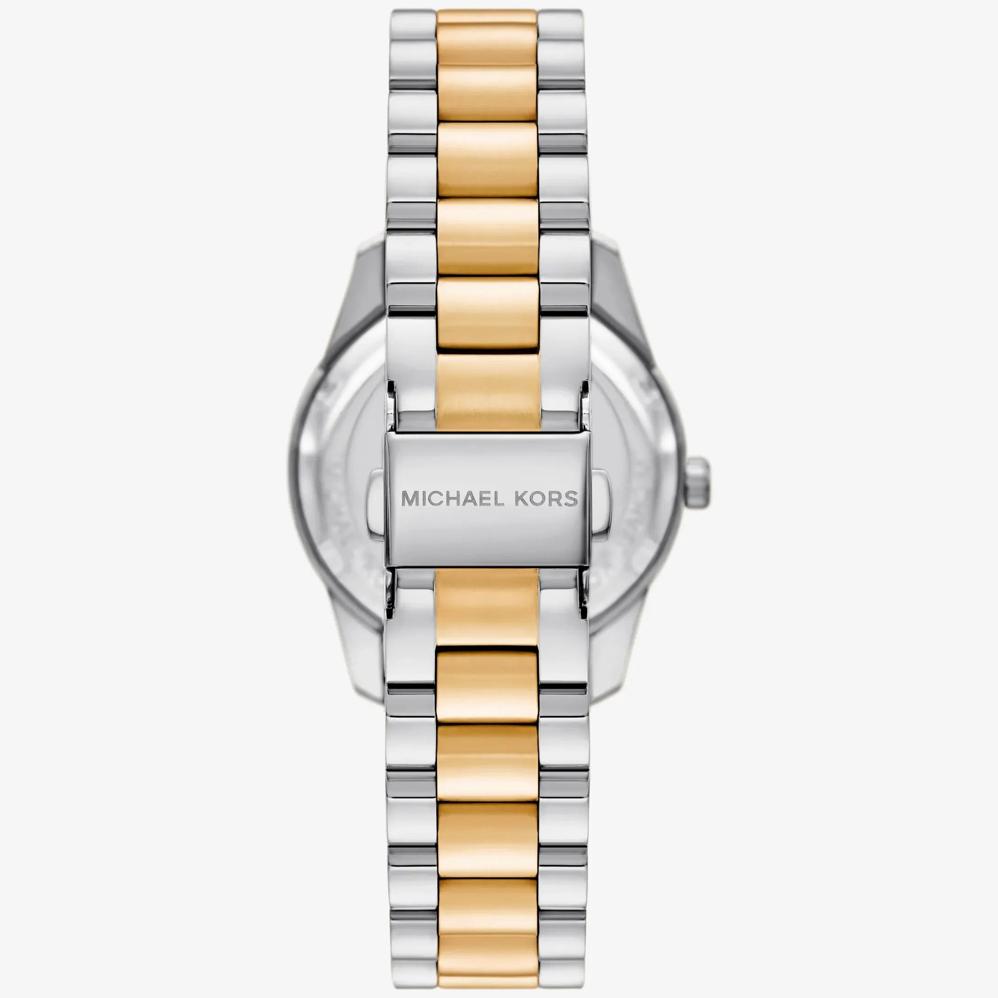 Michael Kors Lexington Pavé Light Green Dial Ladies Two-Tone Watch