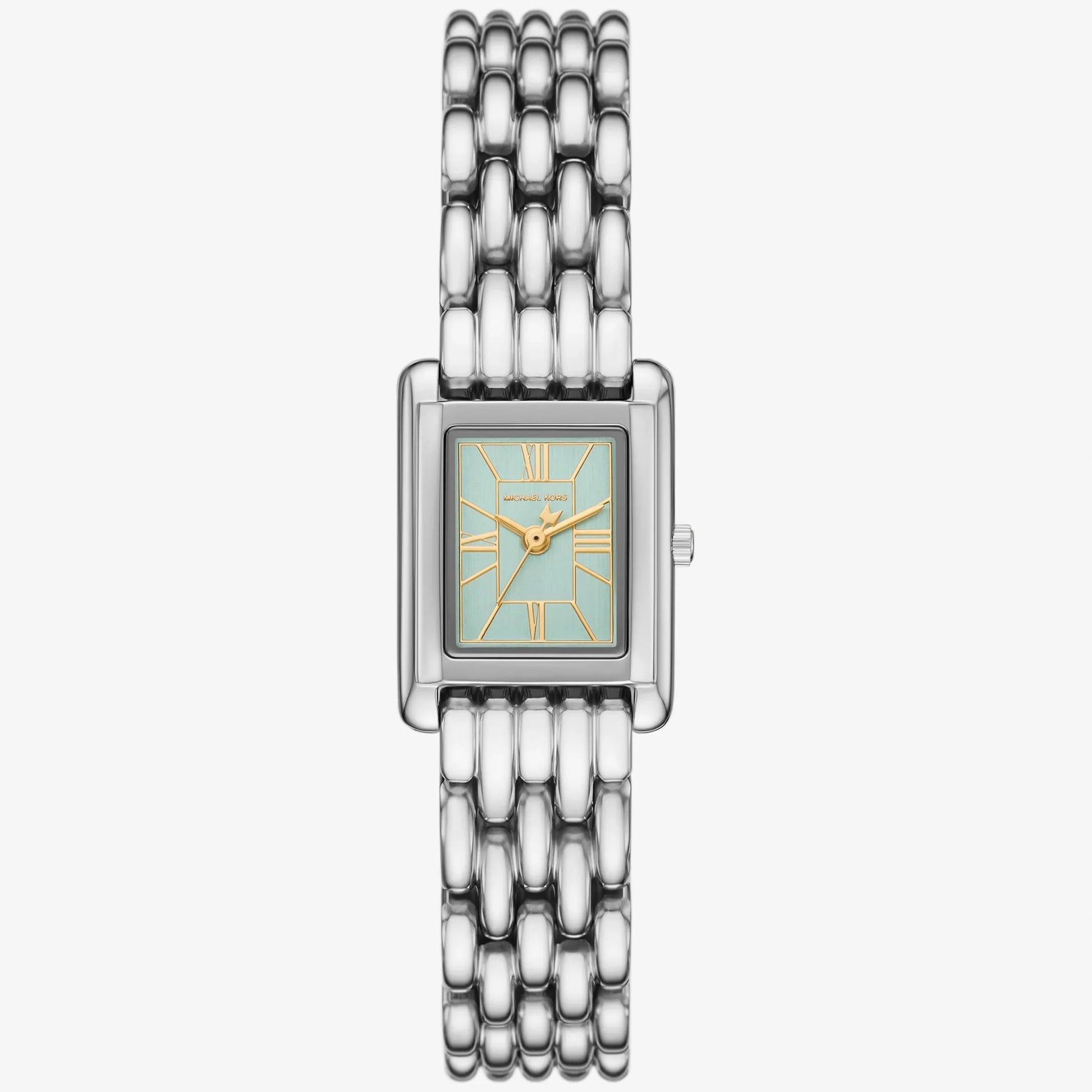 Michael Kors Petite Essex Light green Dial Ladies Stainless Steel Watch