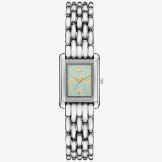 Michael Kors Petite Essex Light green Dial Ladies Stainless Steel Watch