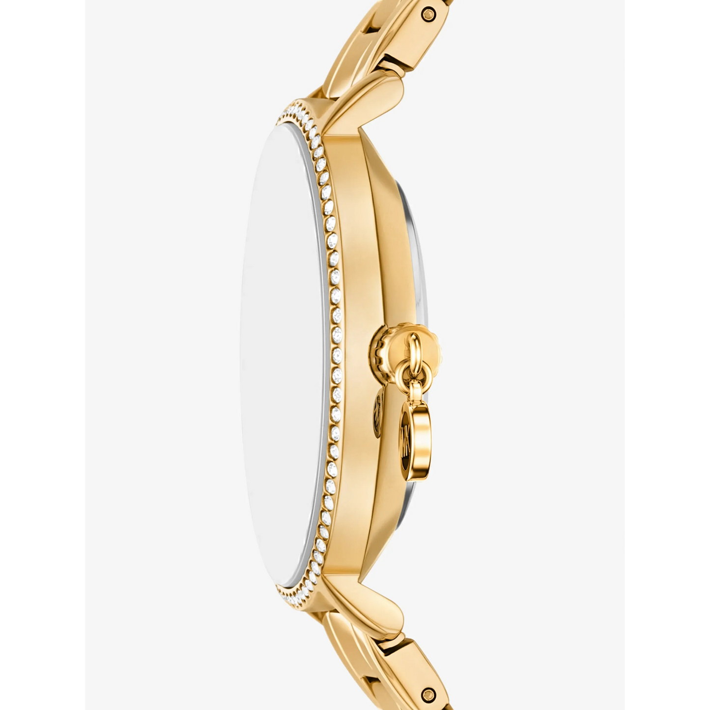 Michael Kors Mini Pyper Pavé Ladies Gold Stainless Steel Watch