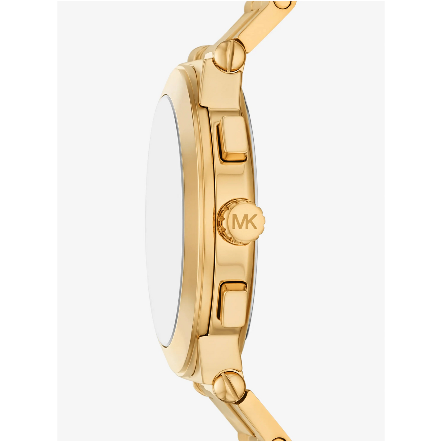 OVERSIZED BILLIE GENTS GOLD STAINLESS STEEL MICHAEL KORS WATCH
