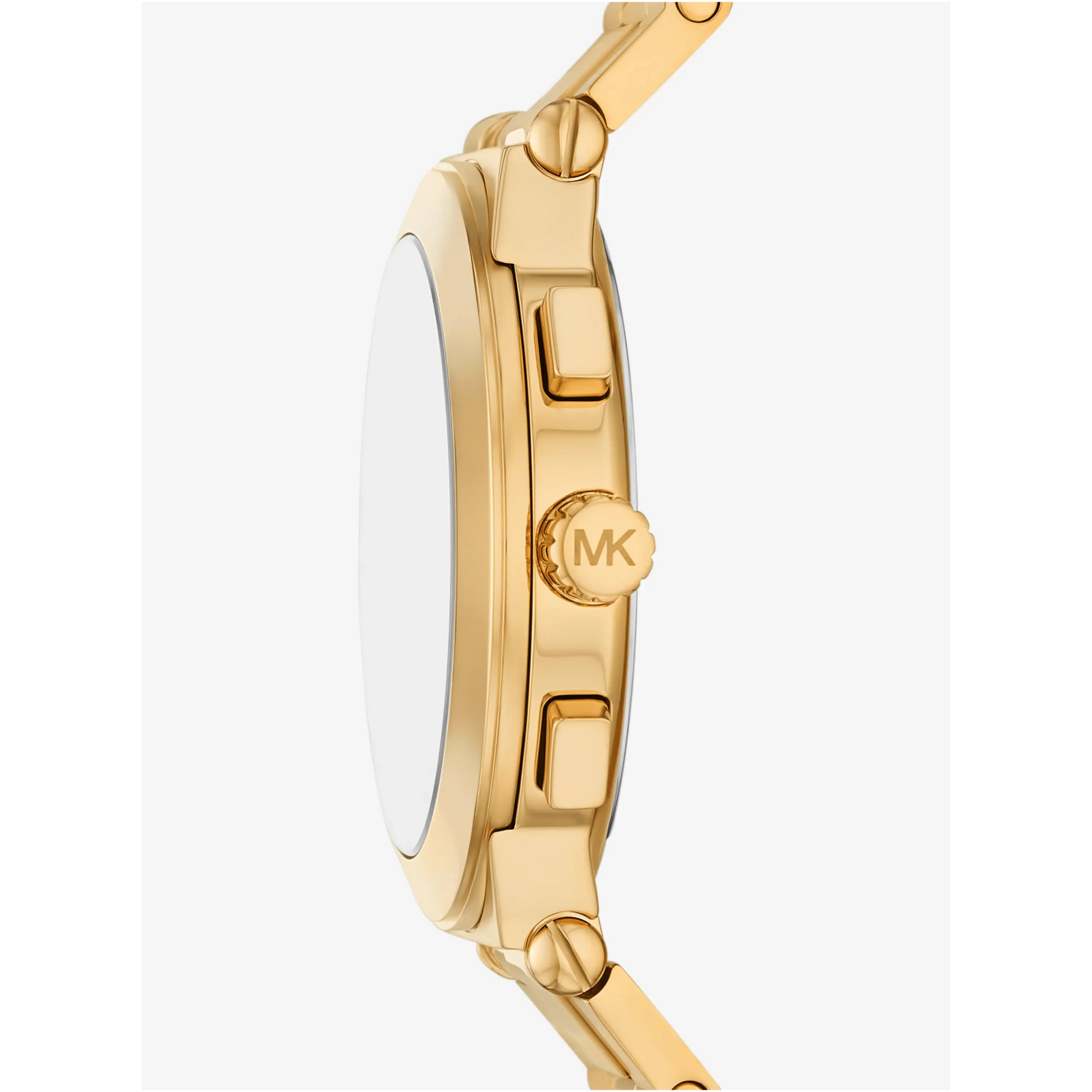 OVERSIZED BILLIE GENTS GOLD STAINLESS STEEL MICHAEL KORS WATCH