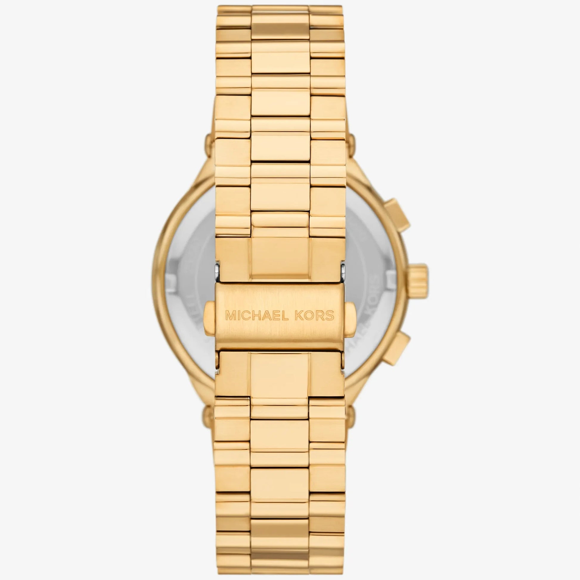 OVERSIZED BILLIE GENTS GOLD STAINLESS STEEL MICHAEL KORS WATCH