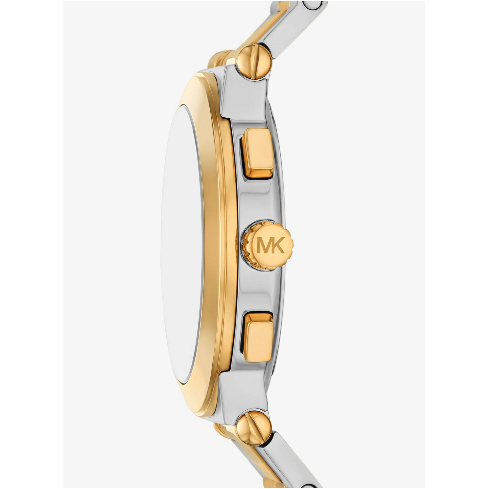 OVERSIZED BILLIE GENTS TWO-TONED STAINESS STEEL MICHAEL KORS WATCH