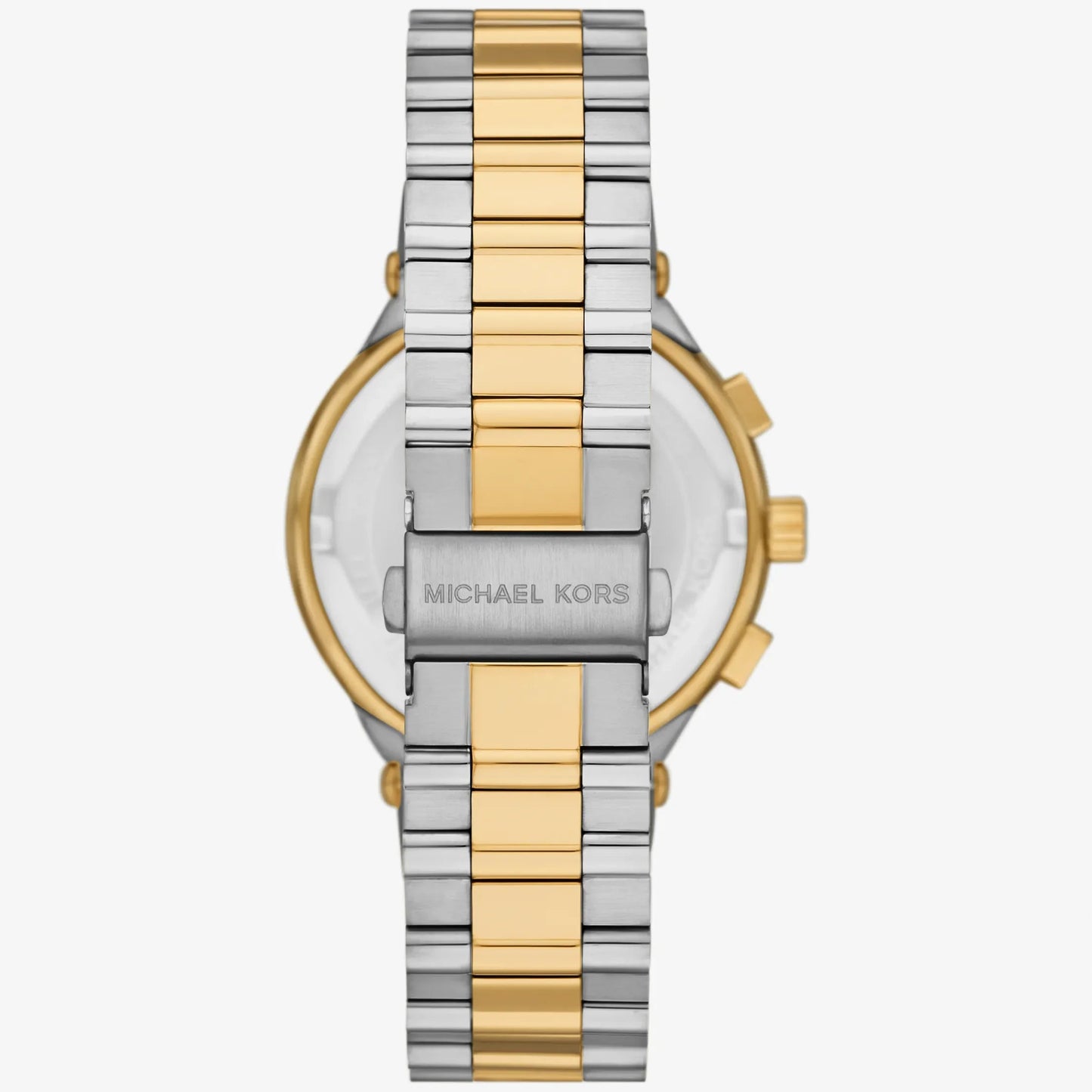 OVERSIZED BILLIE GENTS TWO-TONED STAINESS STEEL MICHAEL KORS WATCH