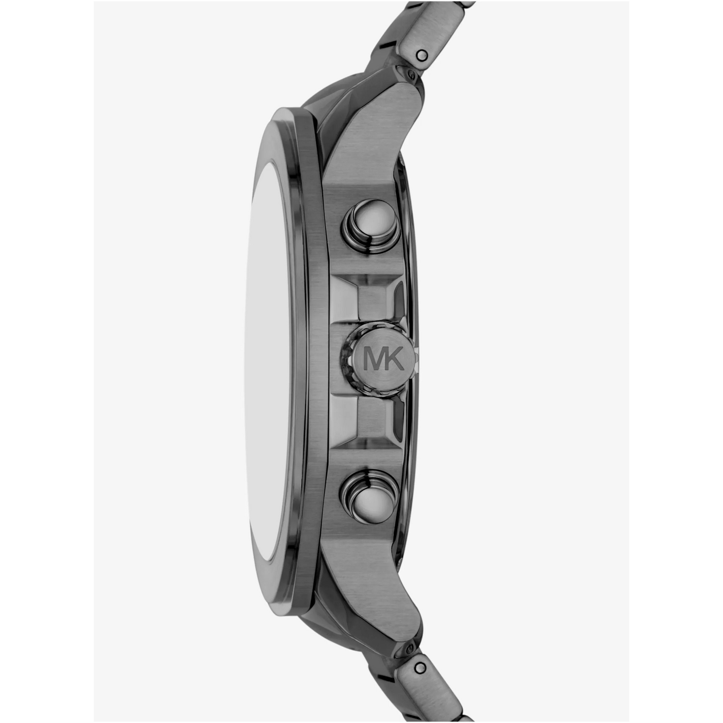 Michael Kors Oversized Prescott Gunmetal Gents Stainless Steel Watch