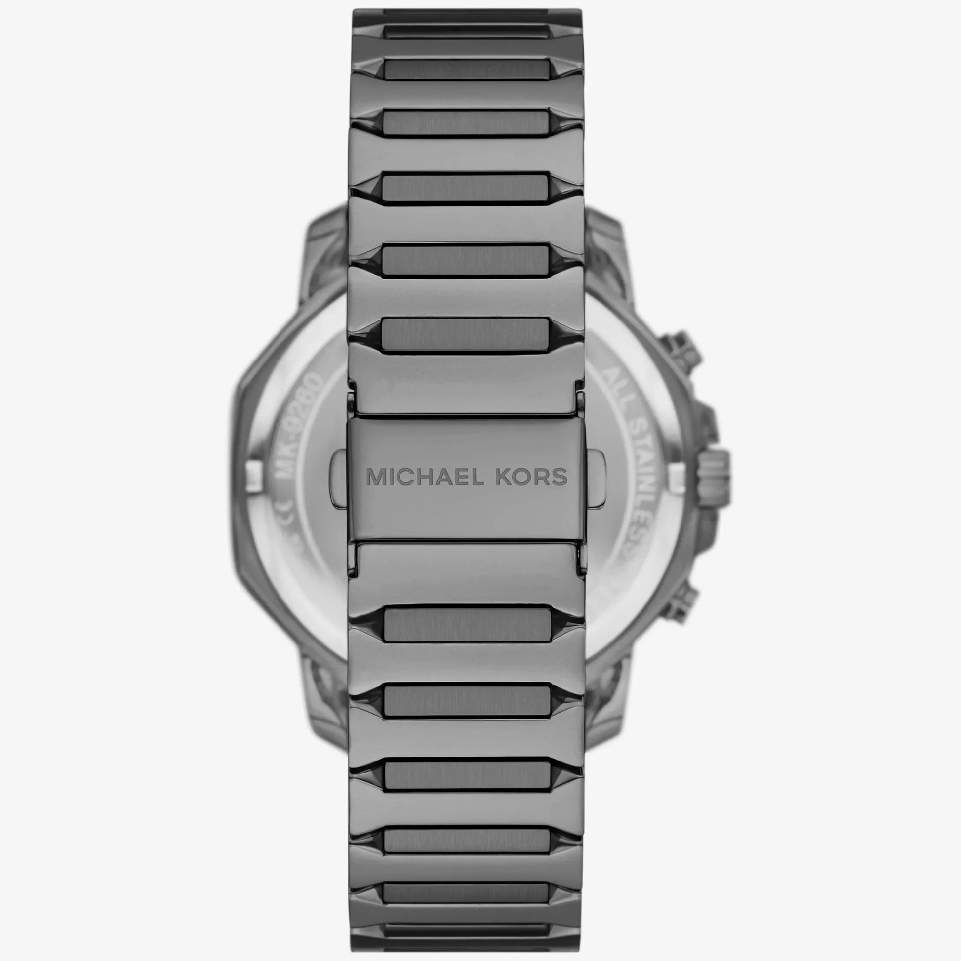 Michael Kors Oversized Prescott Gunmetal Gents Stainless Steel Watch