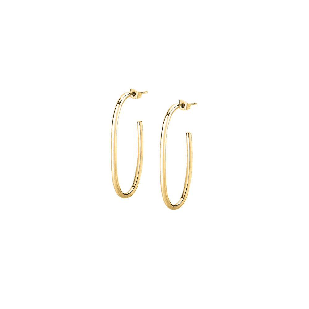 MORELLATO 18k GOLD PLATED CREOLE EARRINGS