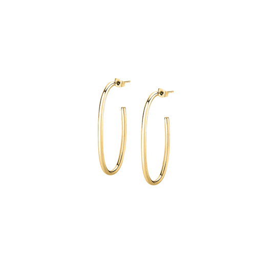 MORELLATO 18k GOLD PLATED CREOLE EARRINGS