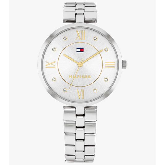 TOMMY HILFIGER LADIES STAINLESS STEEL WATCH