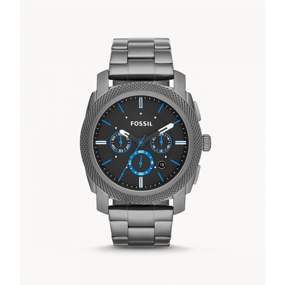 Machine Chronograph Smoke Stainless Steel Watch