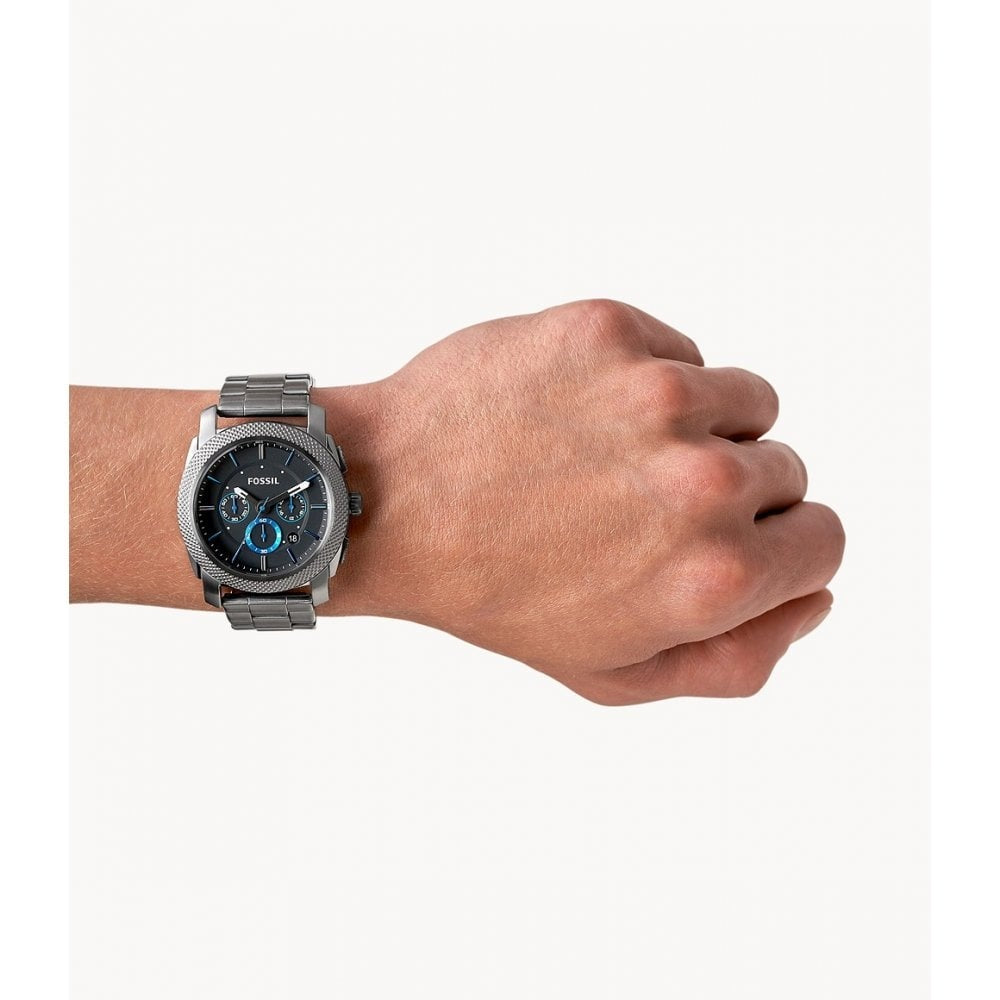 Machine Chronograph Smoke Stainless Steel Watch
