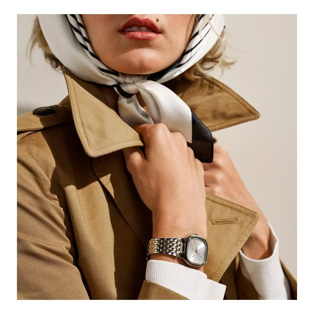 Mellem Lille, Three-Hand Two-Tone Ladies Stainless Steel Watch