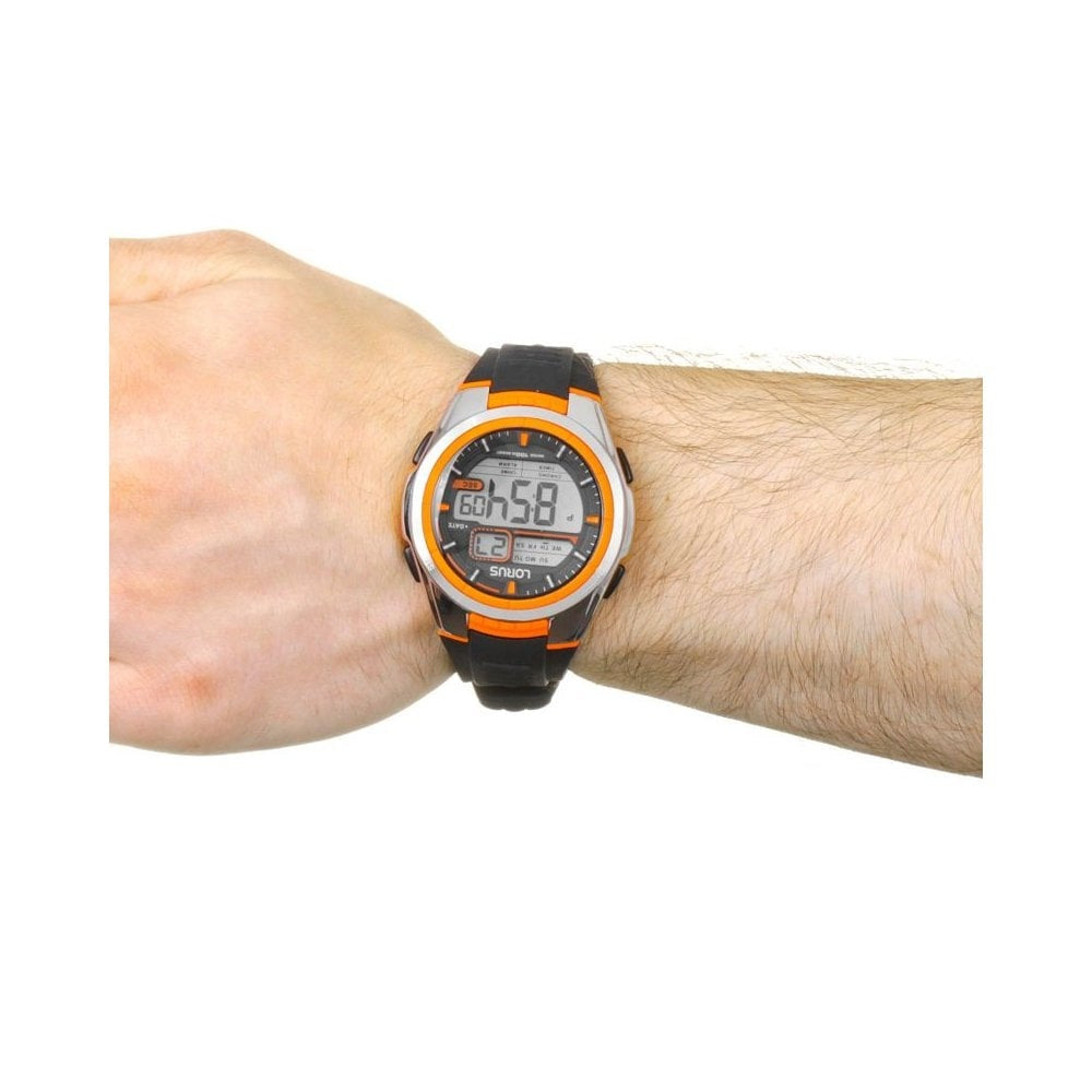 Mens Lorus Alarm Chronograph Watch