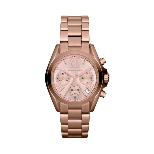 Michael Kors Bradshaw Rose-Gold Toned Chronograph watch