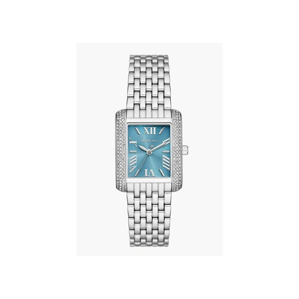 Michael Kors Emery, Three-Hand, Light Blue Dial, Ladies Stainless Steel Watch